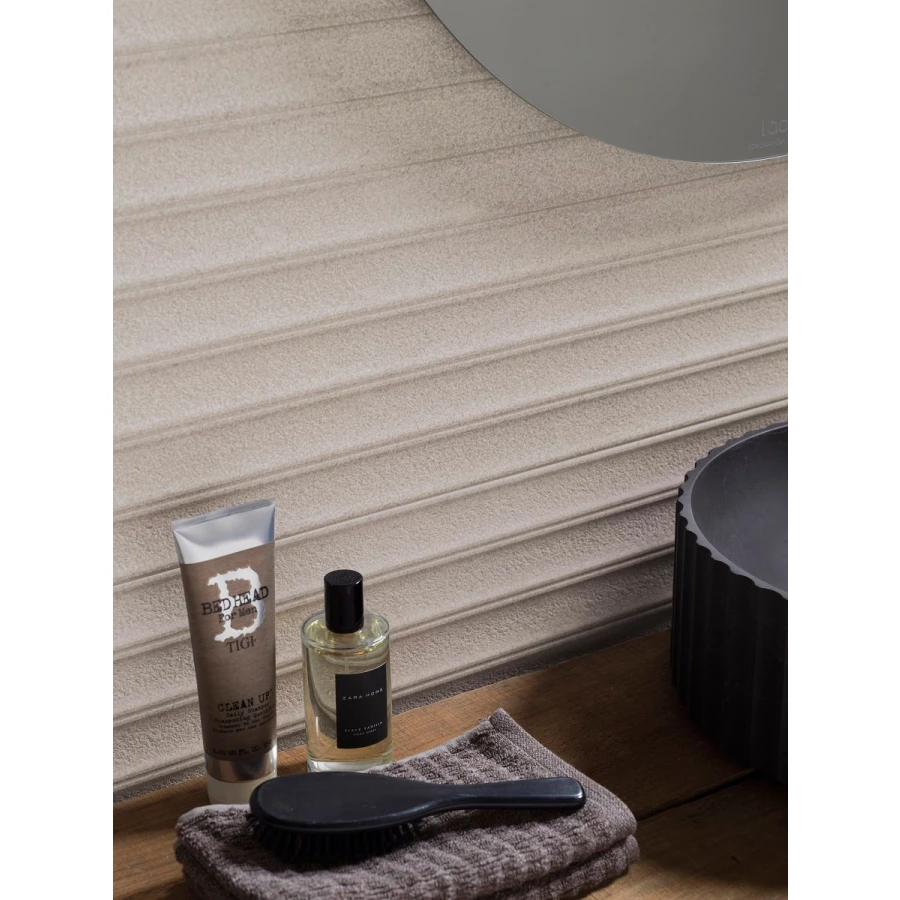 Плитка настенная Porcelanosa Саваннах Сализа Десо / Savannah Caliza Deco матовая бежевая 100330300 150х59,6 см