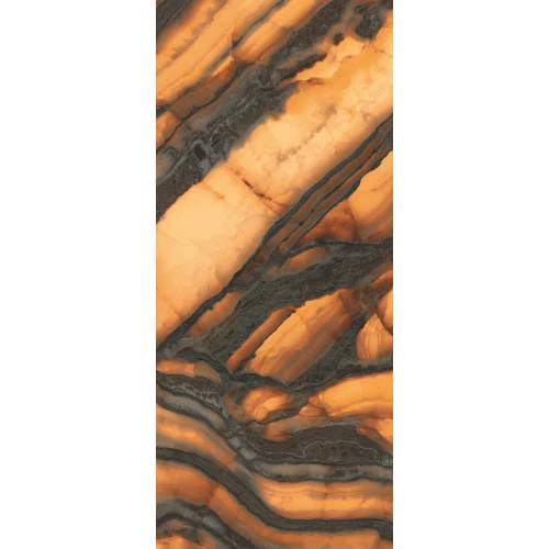 Керамогранит Fondovalle Инфинито 2.0 Тигер Алл-Лигхт Полишед Рет / Infinito 2.0 Tiger All-Light Polished Ret глянцевый оранжевый INF3423 - 2 278х120 см