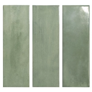 Плитка настенная DNA Calema Clover Gloss глянцевая салатовая 16х5,2 см