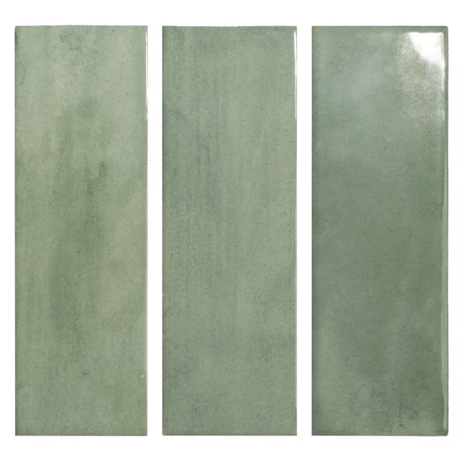 Плитка настенная DNA Calema Clover Gloss глянцевая салатовая 16х5,2 см