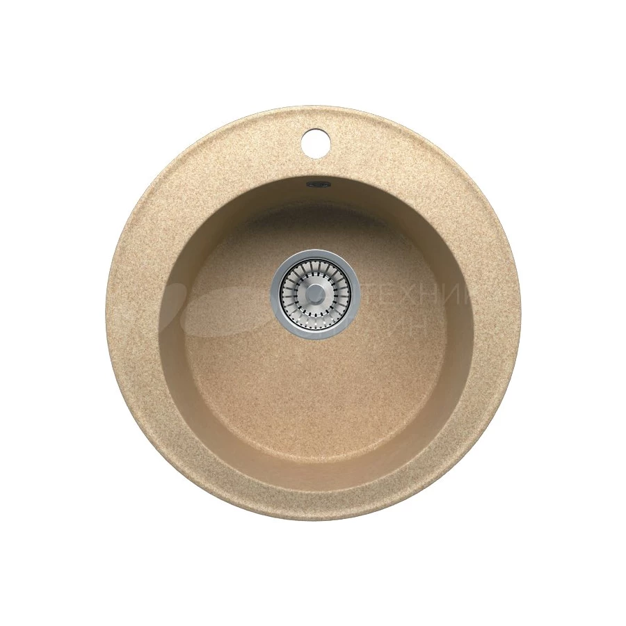 Кухонная мойка Tolero R-108 R-108 №101 (Бежев) 51х51 см