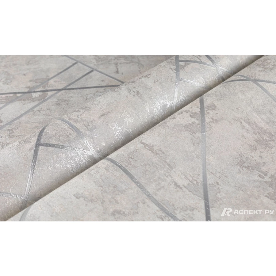 Обои флизелиновые Аспект Мичиган Серый 70563-14 1,06х10,05 м