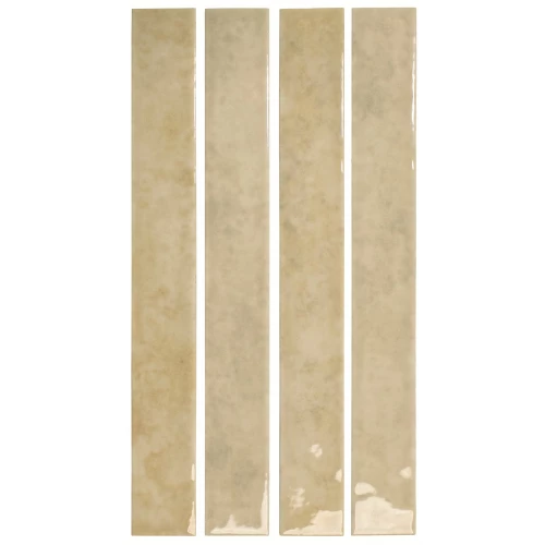 Керамогранит DNA Tiles Мистрал Боне / Mistral Bone глянцевый бежевый DNA000004 31х3,7 см