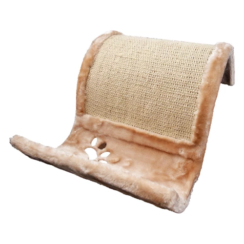 Когтеточка для кошек Nobby Sinus Бежевая 47х30х20 см