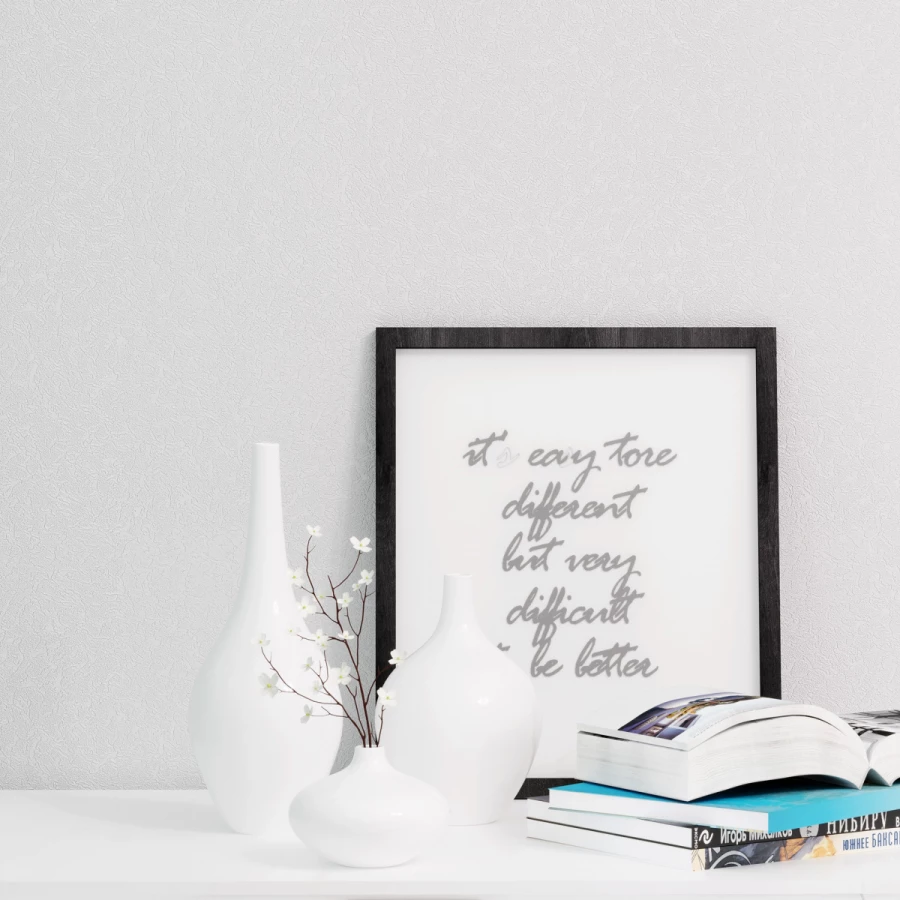 Обои флизелиновые Palitra Life Decorator белые 3008-01 1,06х10,05 м