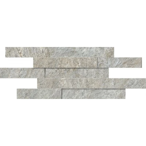 Керамогранит Italon Магма Сильвер Брик 3D матовый серый 620110000251 78х28 см