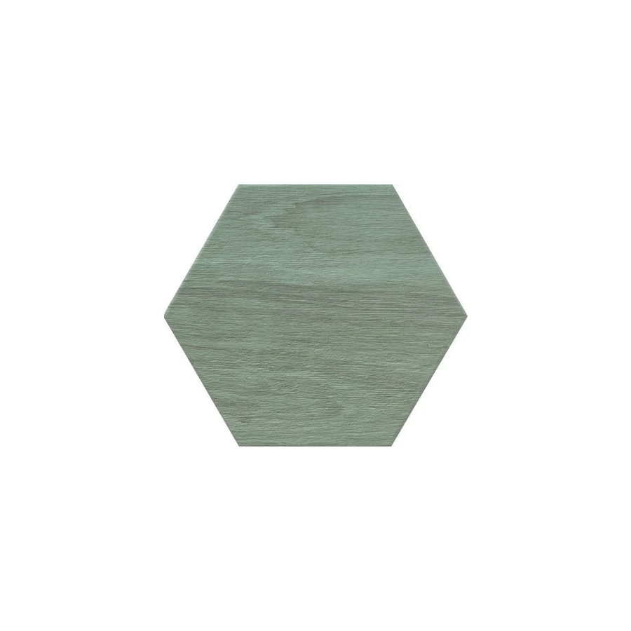 Керамогранит Bestile Pav. Atlas aquamarina hex. зеленый 25,8х29 см
