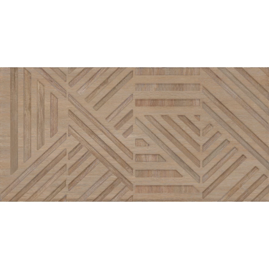 Плитка настенная Cersanit Frosty коричневый рельеф A17565 59,8х29,8 см