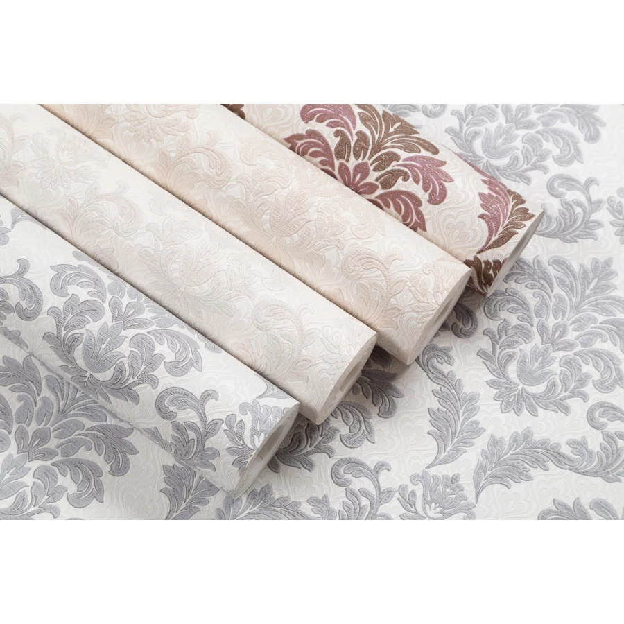 Обои виниловые Palitra Home Adore HomeColor белые HC11039-21 0,53х10,05 м