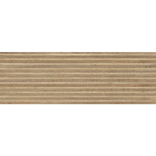 Плитка настенная Meissen Keramik Japandi коричневый рельеф 16488 75х25 см