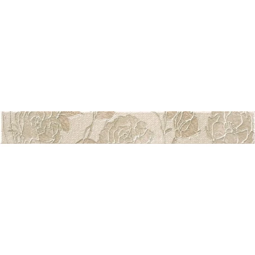 Бордюр Rocersa Aura Cenefa Fleurs Beige 59.34х7.5 см