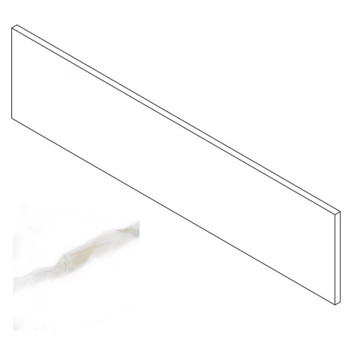 Подступенок Gresse Ellora мрамор слоновая кость матовый GRS01-20 120х14,5 см