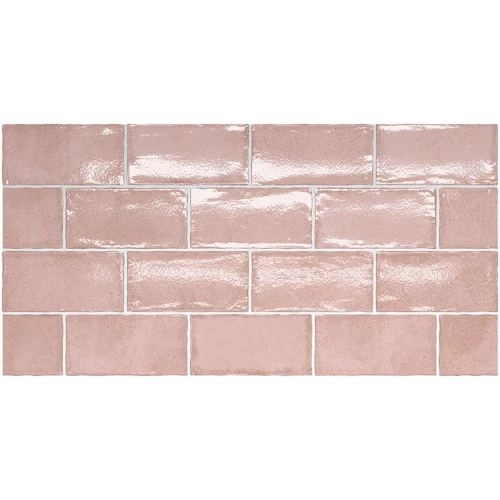 Плитка керамическая Equipe Алтея Дусты Пинк / Altea Dusty Pink глянцевая розовая 27614 15х7,5 см