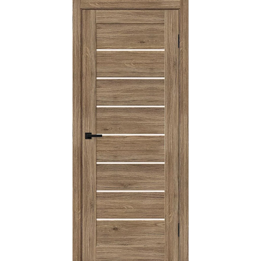 Межкомнатная дверь Bravo Браво-22 200x60 экошпон Bravo X полотно Magic Fog цвет Original Oak