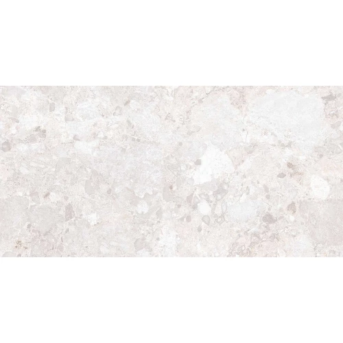 Керамогранит NT Ceramic Terrazzo White Creative 4D матовый белый NTTVL99847D 120х60 см