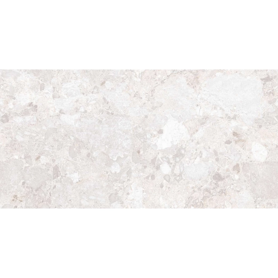 Керамогранит NT Ceramic Terrazzo White Creative 4D матовый белый NTTVL99847D 120х60 см