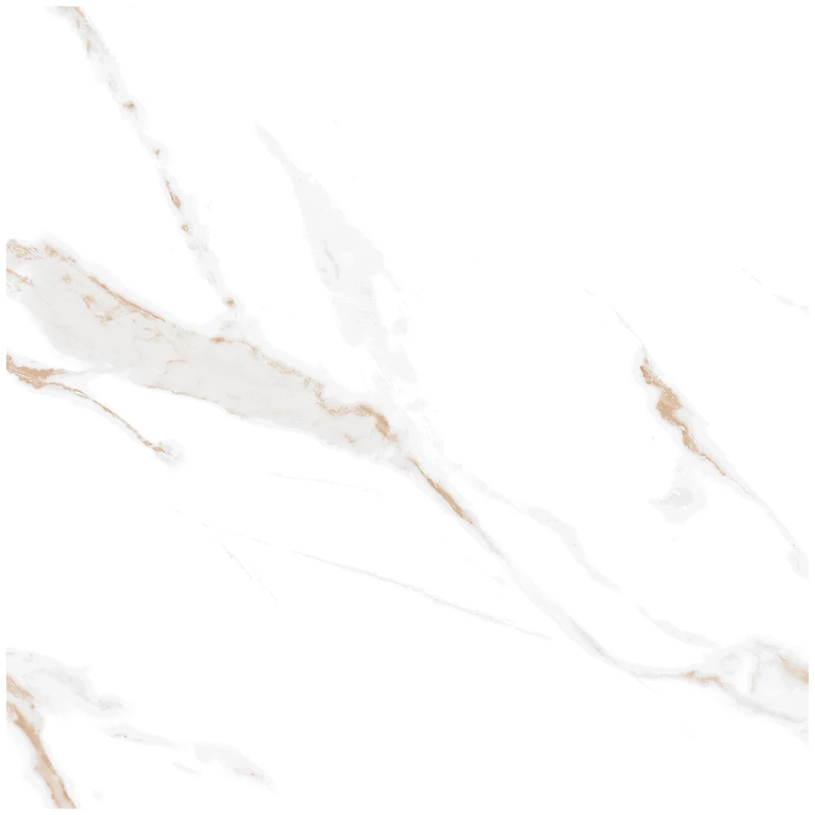 Керамогранит Ceradim Calacatta Sharp Gold белый Полированный 60х60 см