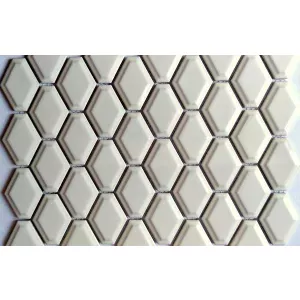 Мозаика Tonomosaic CFT7016 глянцевая из керамики, кремовая, бежевая 25*32,5 см