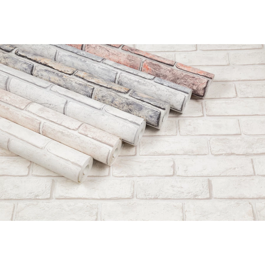 Обои флизелиновые Palitra Home Brick Loft HomeColor черные HC72192-43 1,06х10,05 м