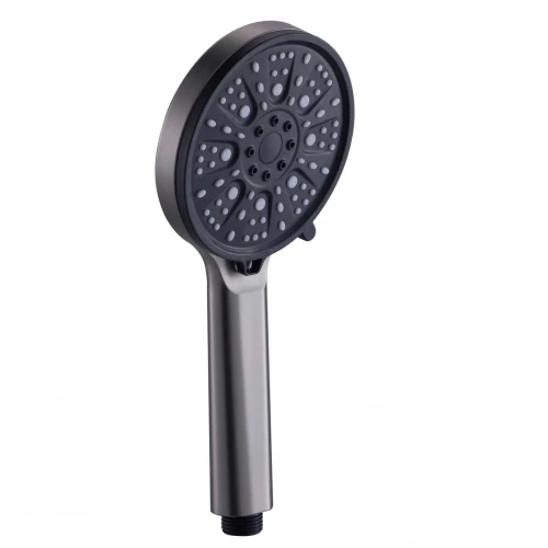 Лейка ручная Fashun душевая круглая графит серый A019-17