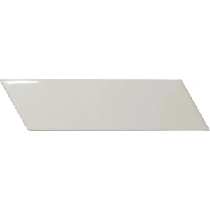 Плитка керамическая Equipe Шеврон Волл Лигхт Греы Ригхт / Chevron Wall Light Grey Right глянцевая серая 23360 18,6х5,2 см