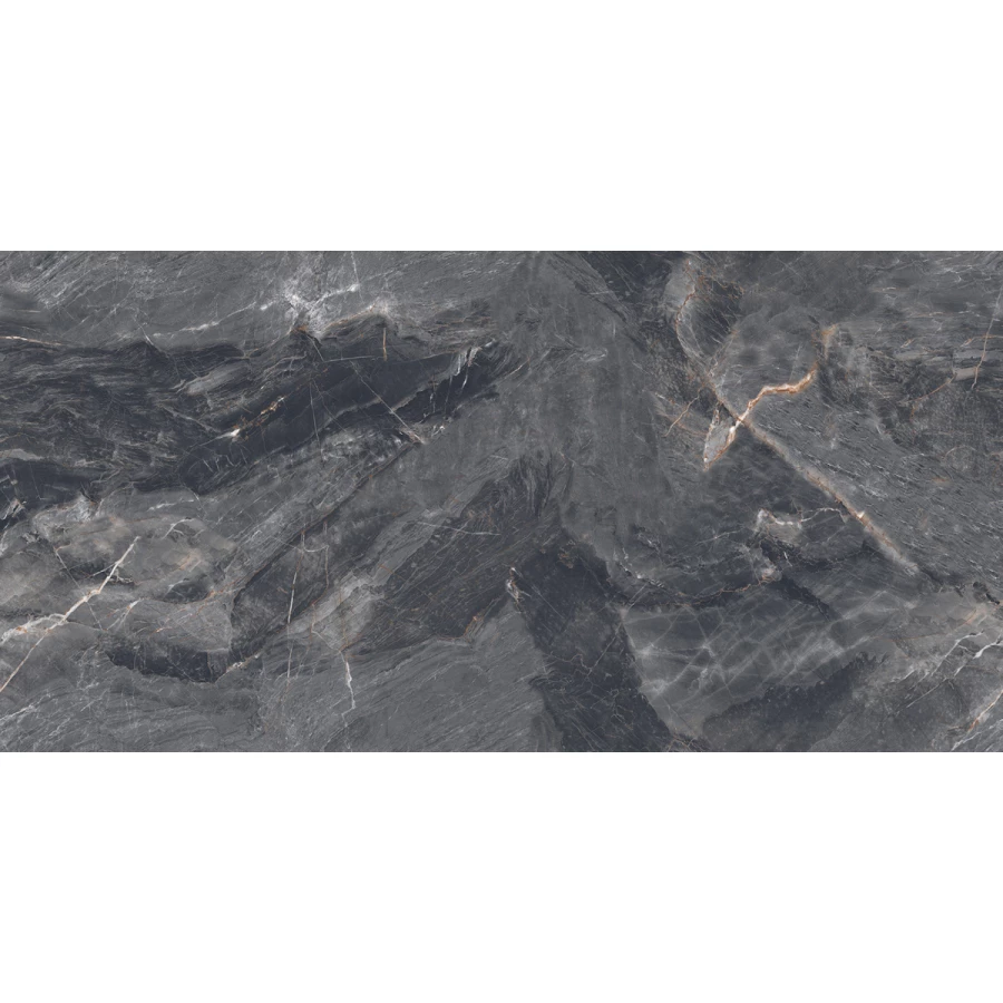 Керамогранит Laparet Jerico Nero карвинг матовый чёрный 120х60 см