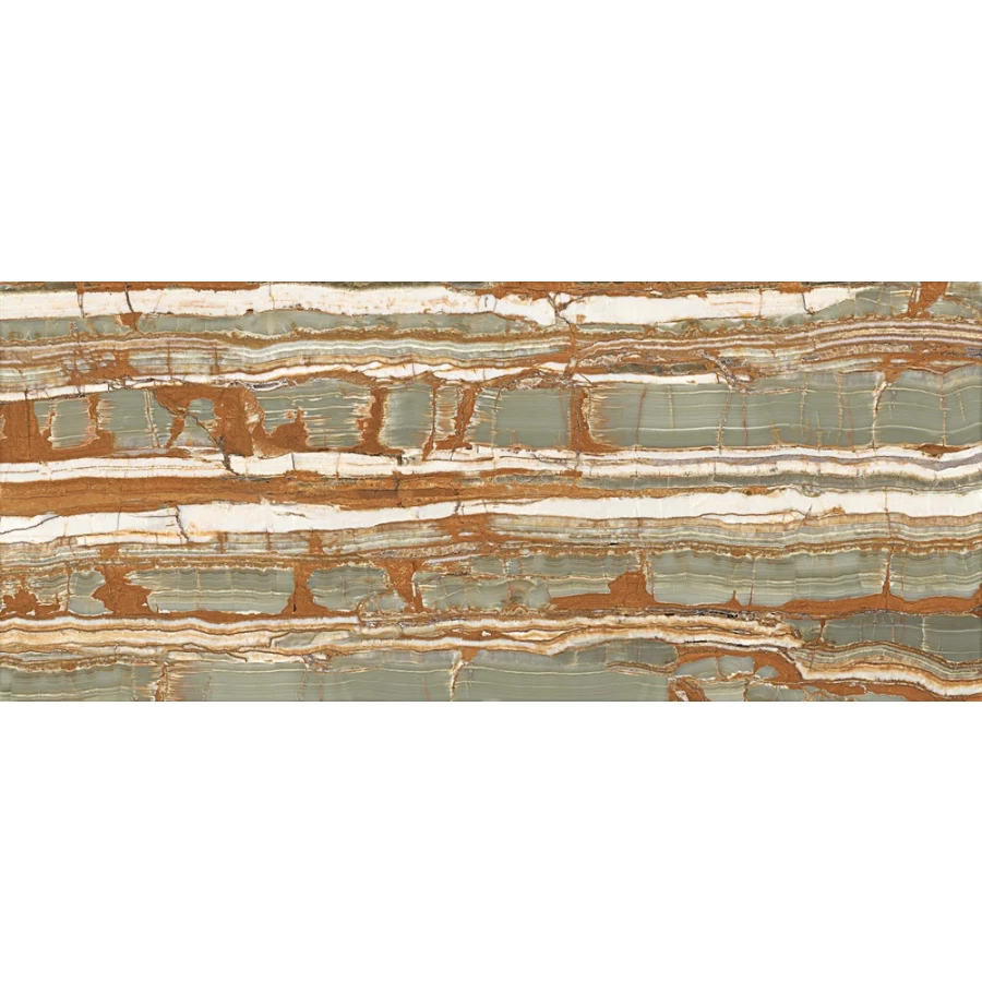 Керамогранит Flaviker Supreme Hedonism Onice Fantastico Lux глянцевый коричневый PF60017408 280х120 см