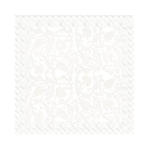 Декор 1721 Ceramique Imperiale Замоскворечье 04-01-1-14-03-00-281-0 белый 20х20 см