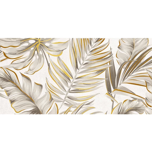 Декор Global Tile Brasiliana панно тропики 2 светло-бежевый 50*25 см