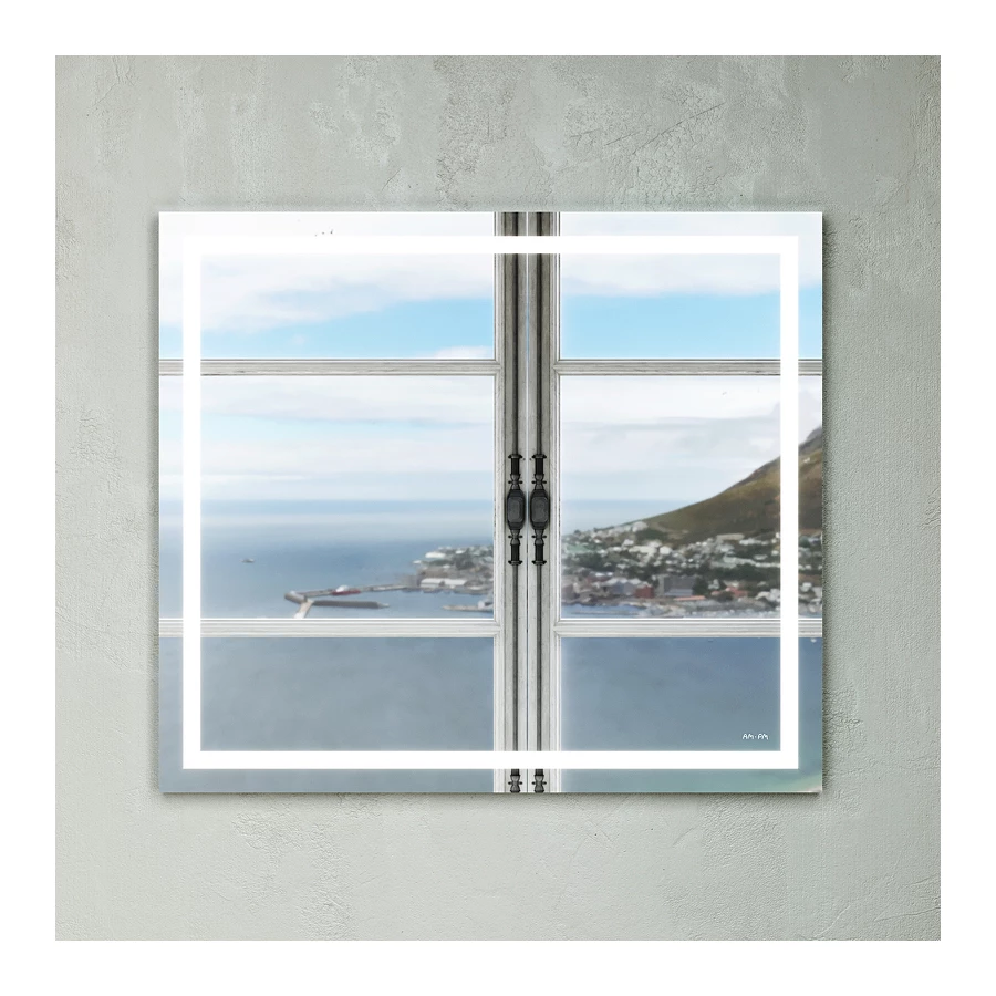 Зеркало Am Pm Gem с LED-подсветкой по периметру M91AMOX0801WG 80 см