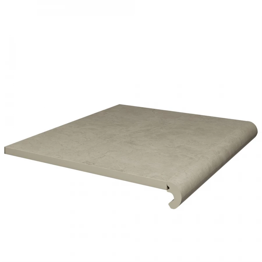 Ступень из керамогранита Kerama Marazzi Монсанту матовая светло-серая SG168600N/GR 40,2х33 см