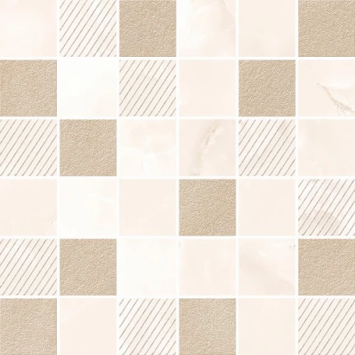 Мозаика Azori Opale beige mosaic 587433003 30х30 см