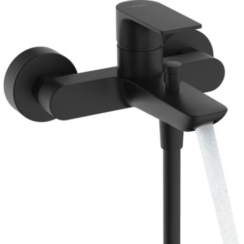 Смеситель для ванны Hansgrohe Rebris E керамический картридж черный матовый 72450670