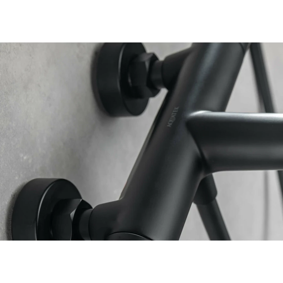 Смеситель Aquatek термостатический для ванны матовый черный AQ1043MB