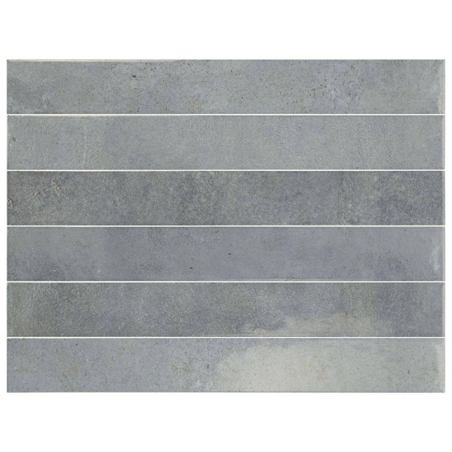 Плитка настенная Equipe Verticale Moody Blue глянцевая голубая 31924 40х5 см