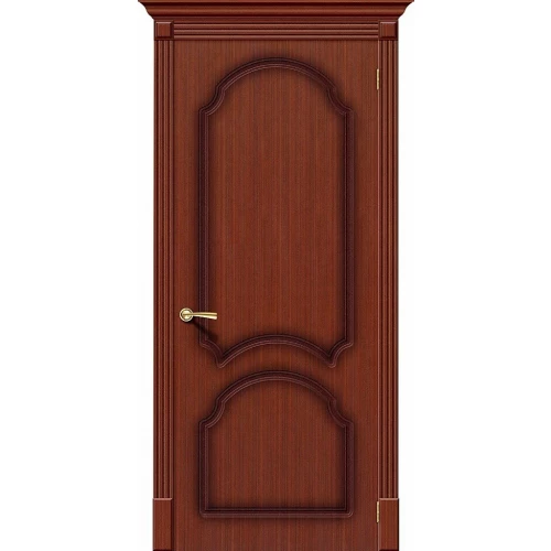 Межкомнатная дверь Bravo Соната 200x90 шпон Fine-line полотно глухое цвет Ф-15 (Макоре)