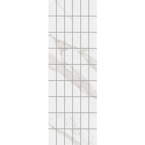 Декор чипсет Kerama Marazzi Алентежу обрезной матовый белый KMD2PTG007BR 89,5х30 см