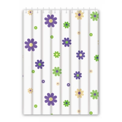 Штора для ванной Haiba цветы HB75060 180x180 см