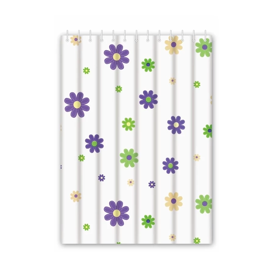 Штора для ванной Haiba цветы HB75060 180x180 см