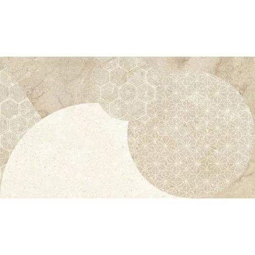 Декор Lasselsberger Ceramics Лиссабон Геометрия бежевый 25х45 см