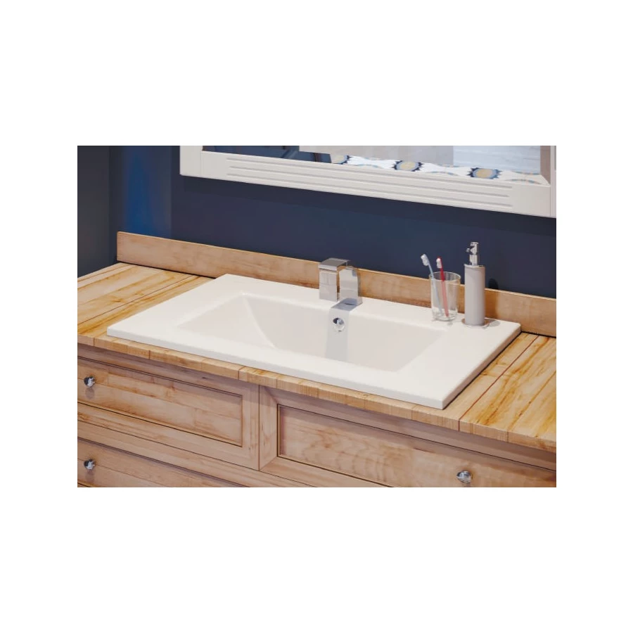 Раковина Sanita luxe Quadro 90 белый QDR90SLWB01