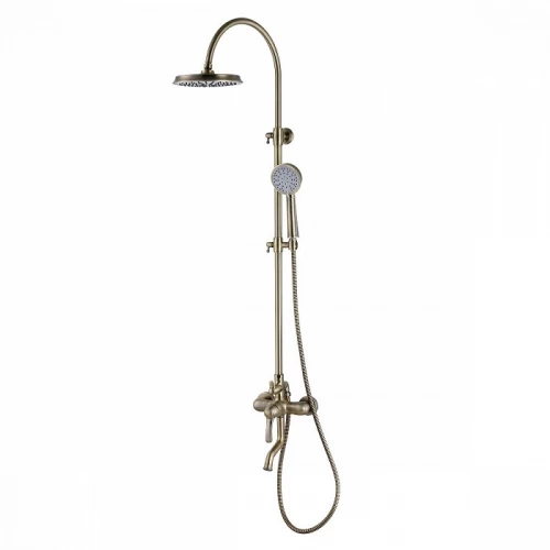 Смеситель для ванны Iddis Oldie с верхним душем OLDBR3Fi06 бронза