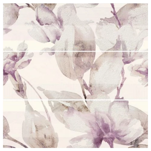 Панно Marazzi Diamond Decoro Violet из 3 шт. DCTX 75х76 см