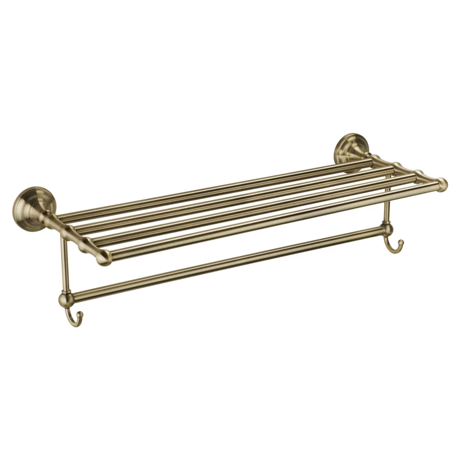 Полка для полотенец Fixsen Retro с крючками FX-83815A