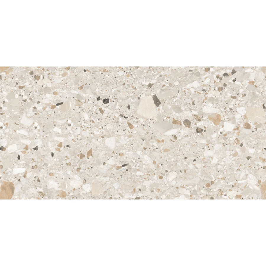 Керамогранит Realistik Terazzo Crema Carving 120х60 см