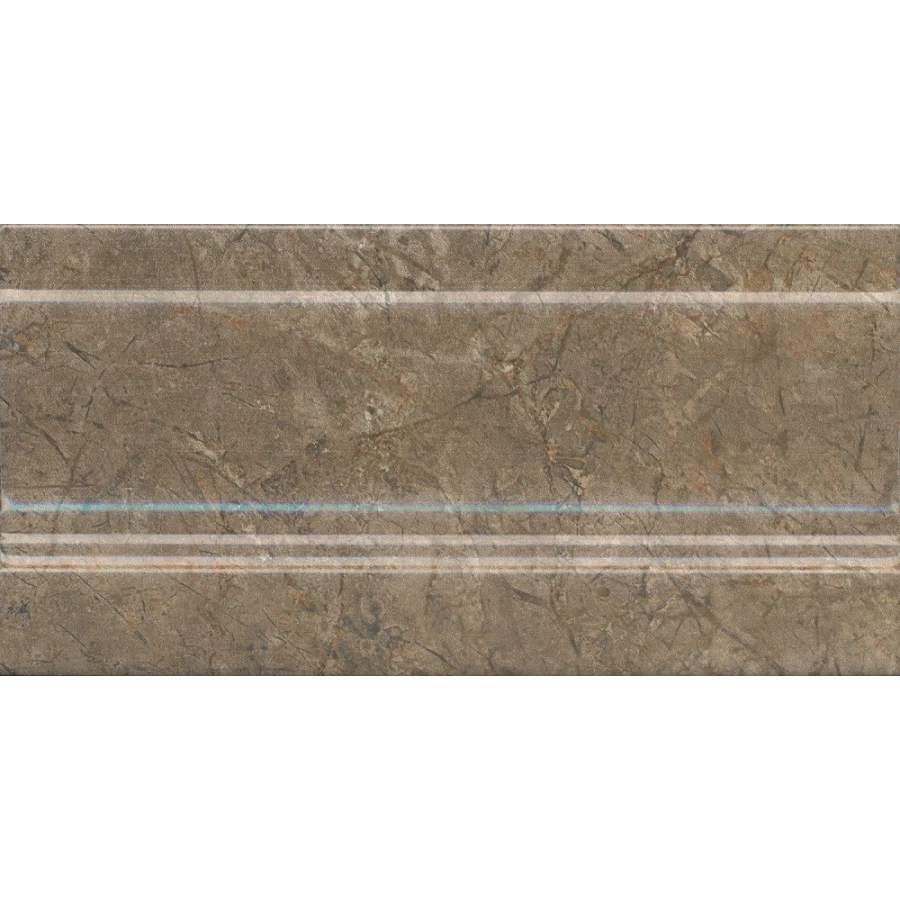 Плитка настенная Kerama Marazzi Каприччо Плинтус глянцевый коричневый FMD043 20x10 см