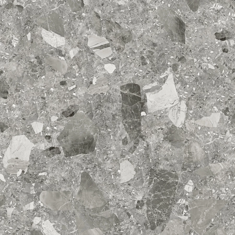 Керамогранит ALMA Ceramica Steel rock sugar-эффект серый GFU04STE70R 60х60х0,95 см