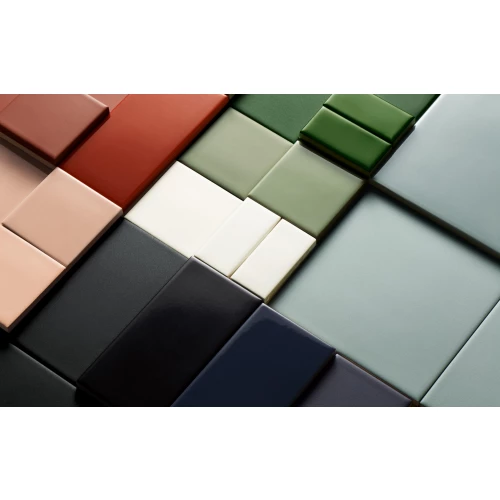 Плитка настенная Mutina Дин Вхите Матт / Din White Matt матовая белая KGDM01 15х15 см