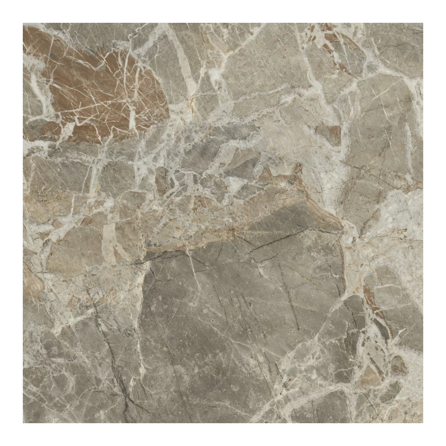 Керамогранит Baldocer Enna Brown Pulido глянцевый коричневый 120х120 см