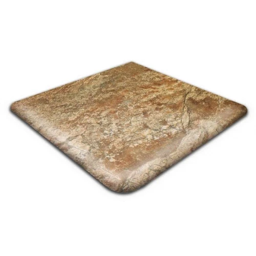 Клинкерная плитка Gres de Aragon Itaca Esquina ref 24 Mix матовая коричневая 903893 33x33 см